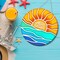 Hello Sunshine Door Sign Summer Decor Wreaths for Front Door Wreath Wooden Sign hanger
